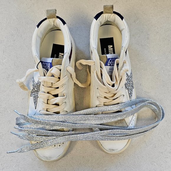 Golden Goose Mid-Star Sneakers Women's Size 6 - Picture 4 of 16